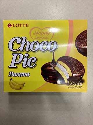LOTTE—巧克力香蕉派（12个装）