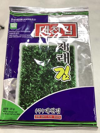 韩国大川咸味海苔 20g