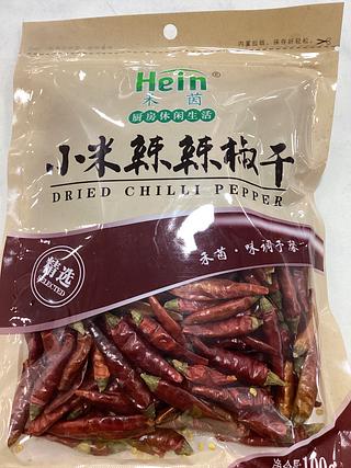 禾茵-小米辣辣椒干 100g