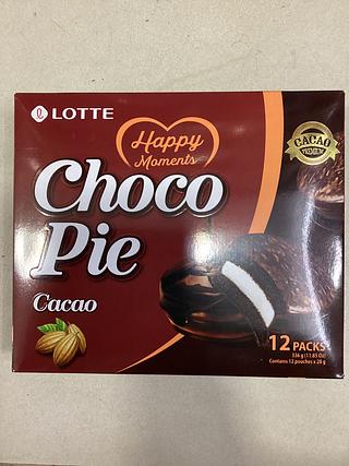 LOTTE—巧克力可可派（12个装）