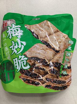 Aji梅菜饼干原味 208克