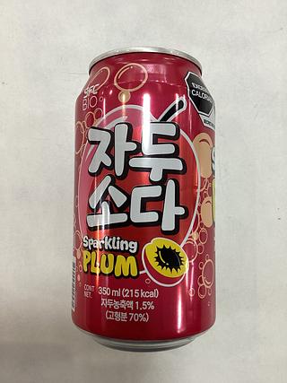 韩国进口-SFC桃子苏打汽水 350ml