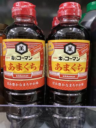 龟甲万—大豆酱油（盐味柔和）500ml