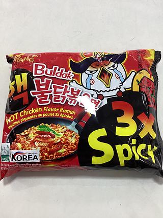 韩国进口—三养3倍辣火鸡面袋装140g