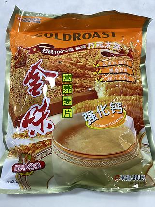 GOLDROAST-营养麦片-强化钙 600克（内含20小包）