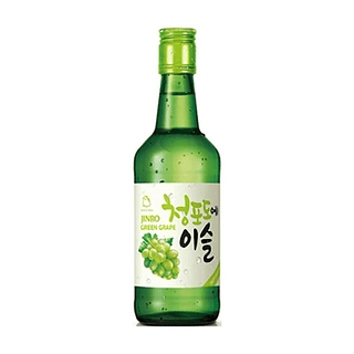 Soju Importado jinro chumchurum green grape - 360mL