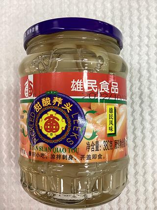 雄民食品—甜酸荞头（甜蒜）380克