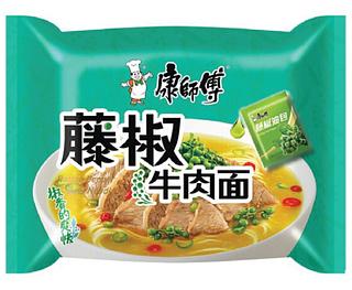 康师傅藤椒牛肉面