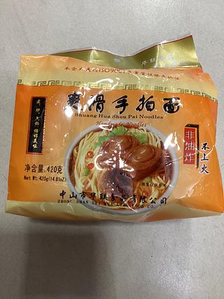 麦老大-爽滑手拍面 420克